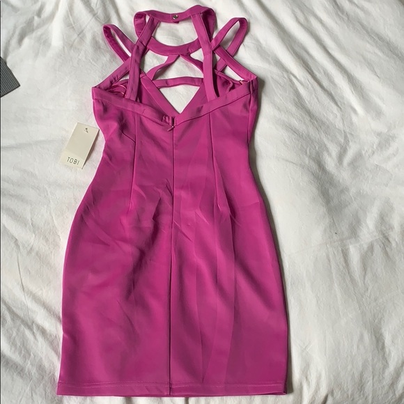 Magenta Tobi Dress - Picture 2 of 2